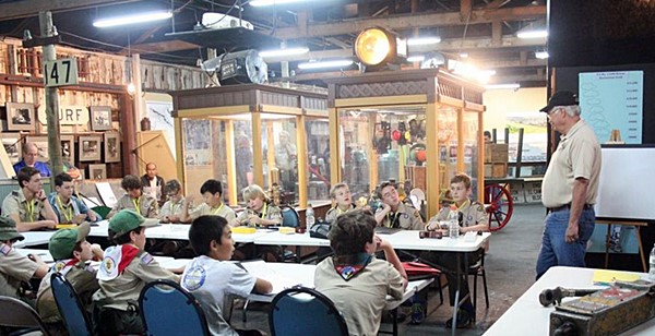 photo of scouts in classroom training