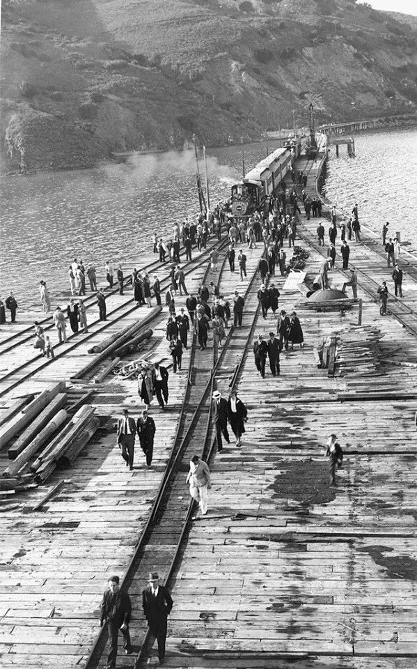 historic photo of Harford Pier