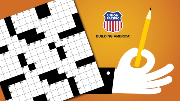 graphic showing UP Crossword puzzle