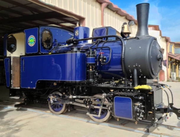 photo of Norgrove Steam Loco O&K#8 at Engine House