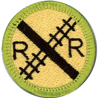 railroading merit badge logo